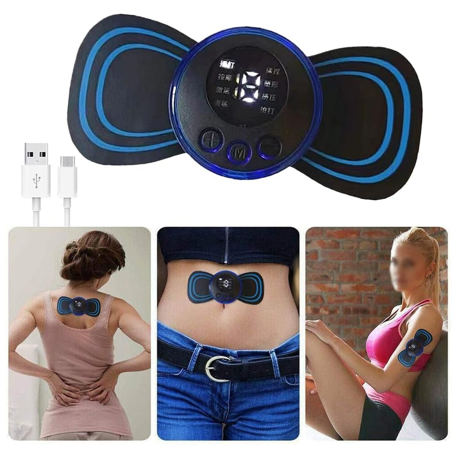 6204 Portable Usb Neck Massager Electric Neck Massager Automatic Massage Enhancer Mini Cervical Massager Ems Lymphatic Drainage Massage With Cable 6204 Portable Usb Neck Massager Electric Neck Massager Automatic Massage Enhancer Mini Cervical Massager Ems Lymphatic Drainage Massage With Cable